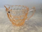 Fostoria Pink Footed Depression Glass Creamer
