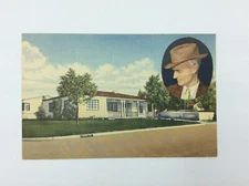 POSTCARD: ERNIE PYLE'S HOME, ALBUQUERQUE, N. MEX. - WWII war correspondent