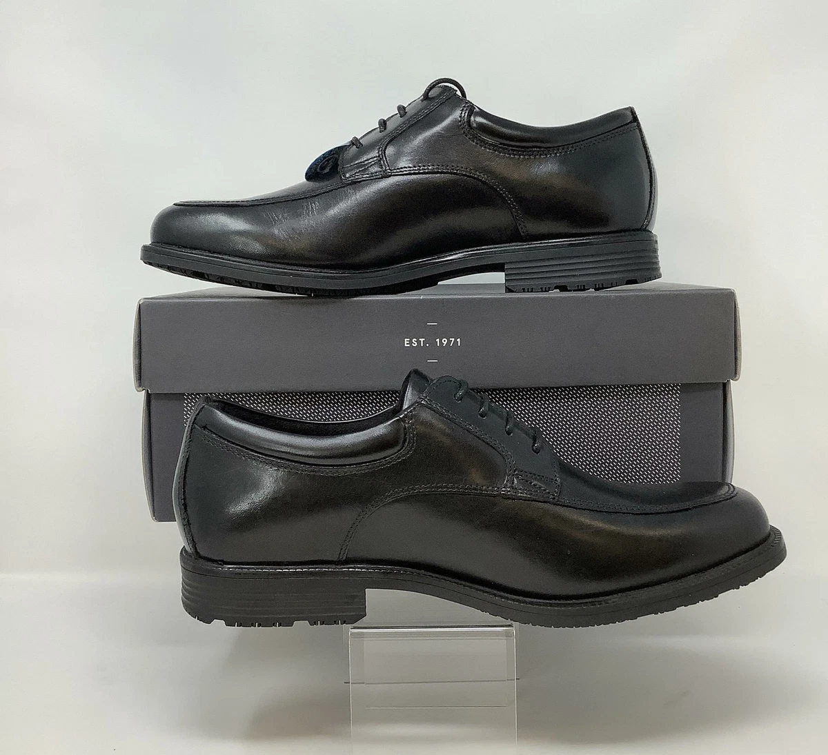 Rockport men's essential details sales waterproof apron toe oxford