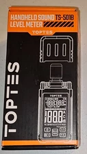 Decibel Meter, Toptes TS-501B Sound Level Meter with 2.25” Backlit LCD Screen