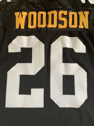 AUTHENTIC VINTAGE ROD WOODSON STEELERS JERSEY 50 XL WILSON PRO LINE NFL RARE - Picture 10 of 12