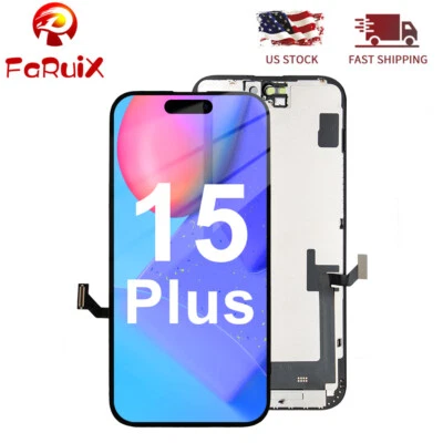FARUIX For iPhone 15 Plus Screen Replacement Kits LCD Display Digitizer Touch Assembly