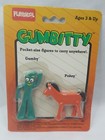 1988 Vintage PlaySkool Gumbitty Pocket Size Figures Gumby and Pokey 