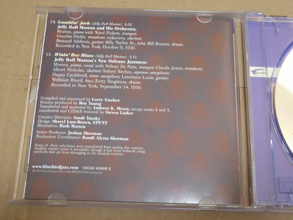 JELLY ROLL MORTON <  Jazz King Of New Orleans  > NM (CD) - Bild 2 von 4