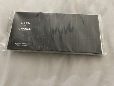 12 PCS Chanel Bleu  Eau de Parfum Vial Spray For Men 0.05 Oz / 1.5 ml vials SEAL