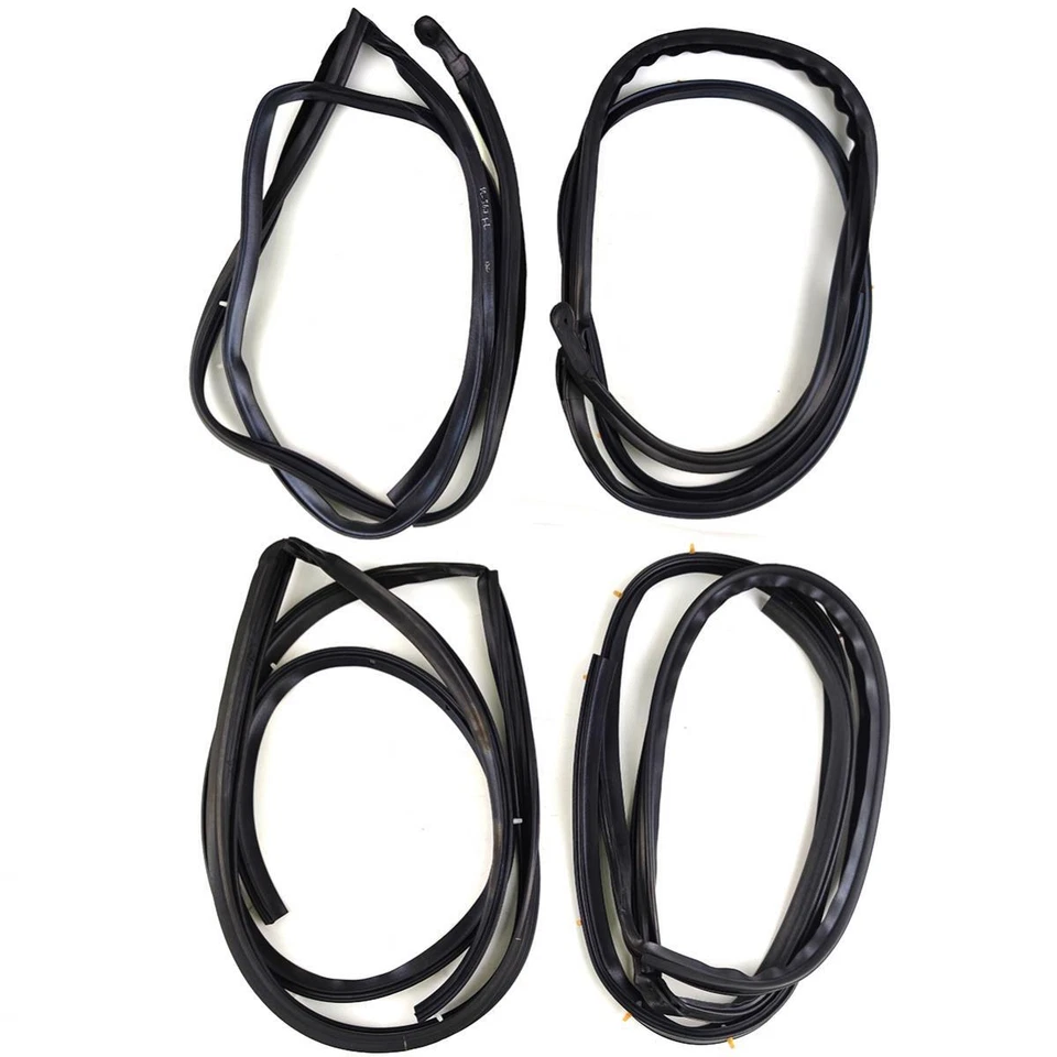 For Toyota Corona AT190 4D Sedan 1992-96 Door Rubber Weatherstrip L+R Set 4 S08 - image 3 of 4