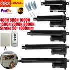 400N 800N 2000N 3000N Electric Linear Actuator Motor 50MM 1000MM 12V Waterproof