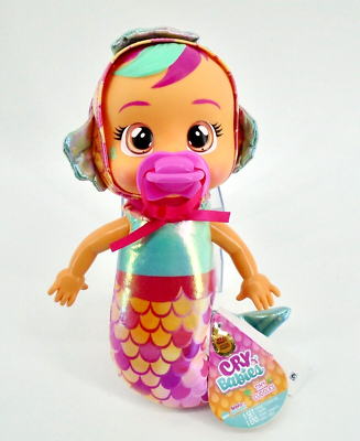 Cry Babies Tiny Cuddles Mermaid Doll Sia With Pacifier IMC Toys
