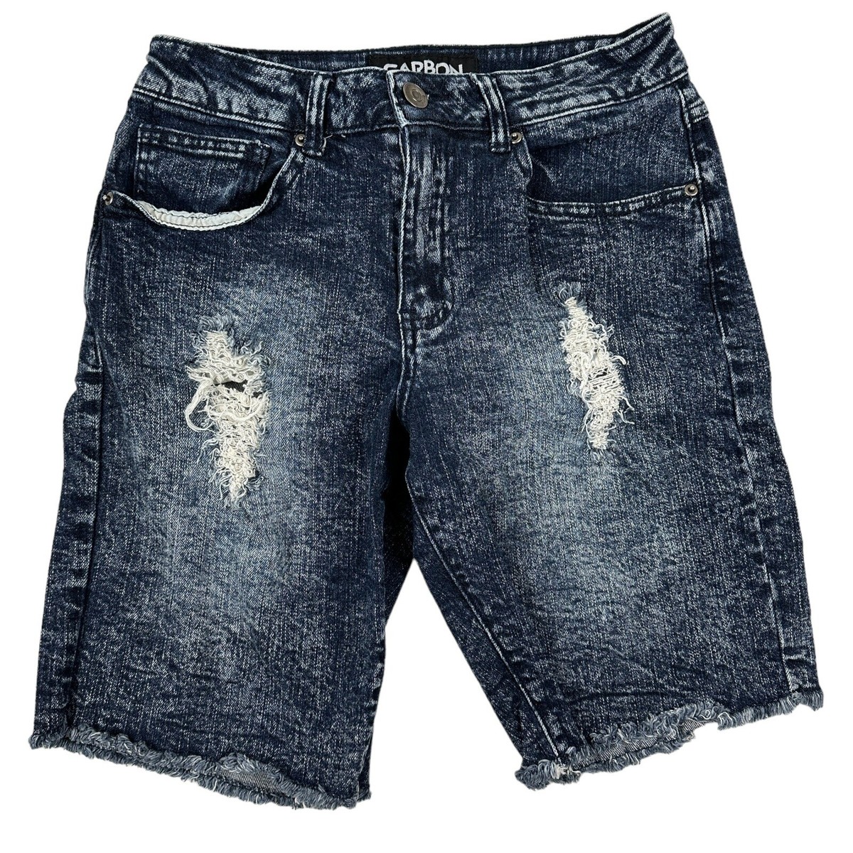 【BAON】[unisex] Cat Washing Light Blue Bermuda Denim PT ecom-bermuda-light-blue-