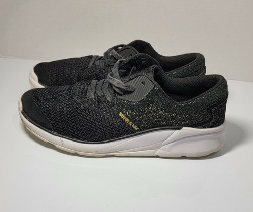 Supra Noiz Black Size 9 Women's Low Top Athletic Skate Sneakers - 第 1/7 張圖片