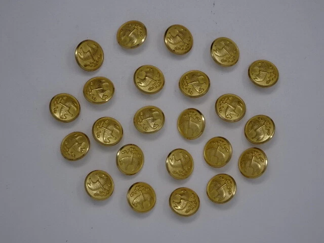 Gold Brooks Brothers Golden Fleece D-Shank Button 15mm 20mm Lot of 2, 4 or 40 - Image 3 of 4