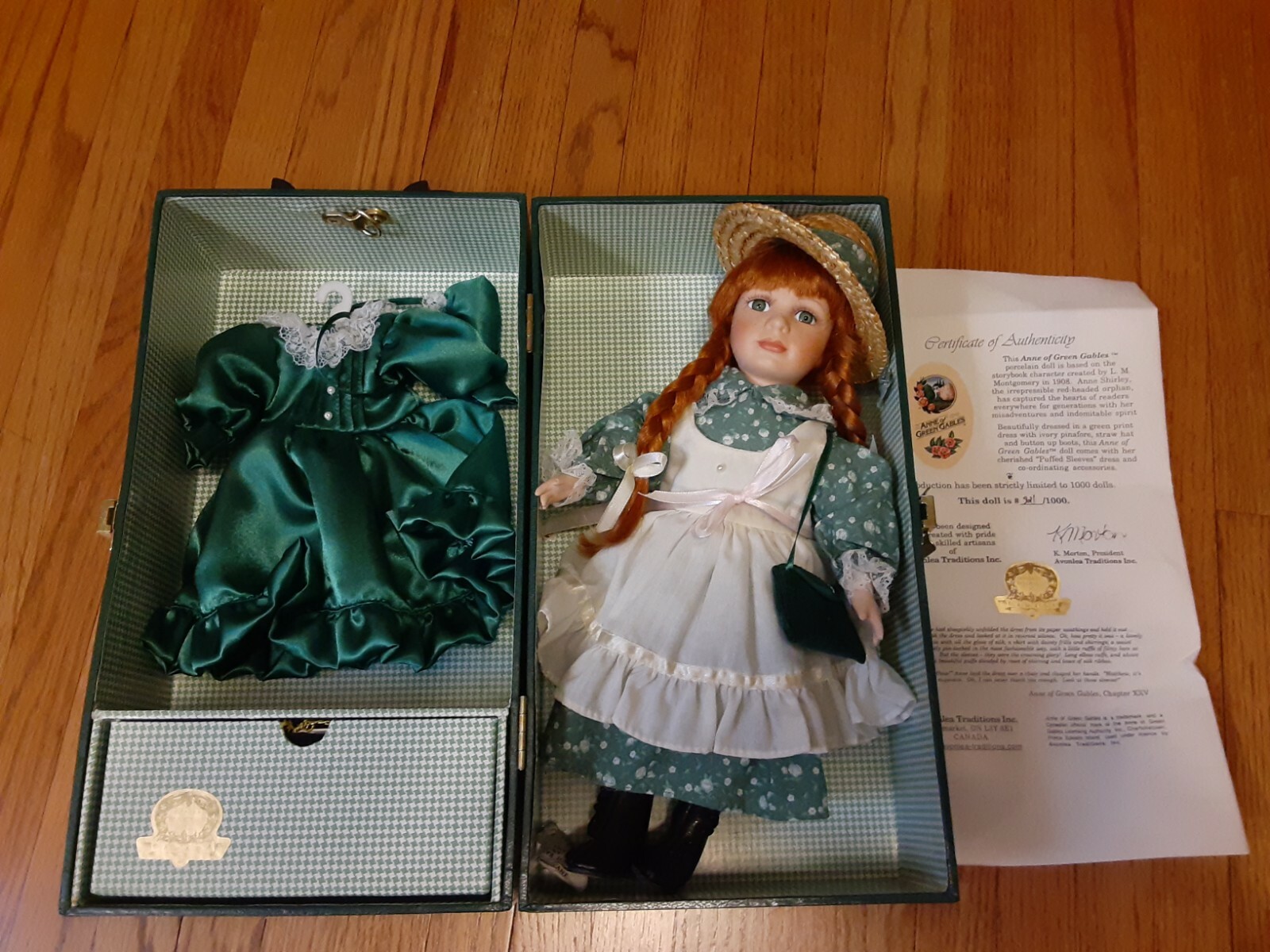 anne of green gables porcelain doll