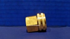 Brass Garden Hose 3/4" Female GHT X 1/2" Female NPT Swivel Connector Coupler