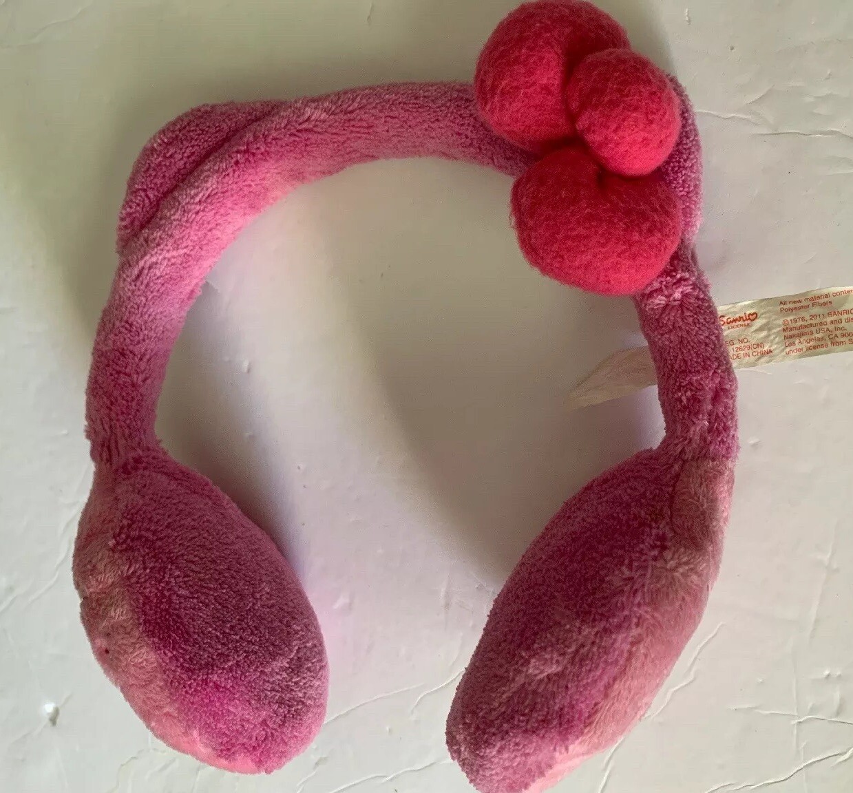 Hello Kitty EarMuffs by Sanrio Pink Faux Fur One Size for Girls eBay