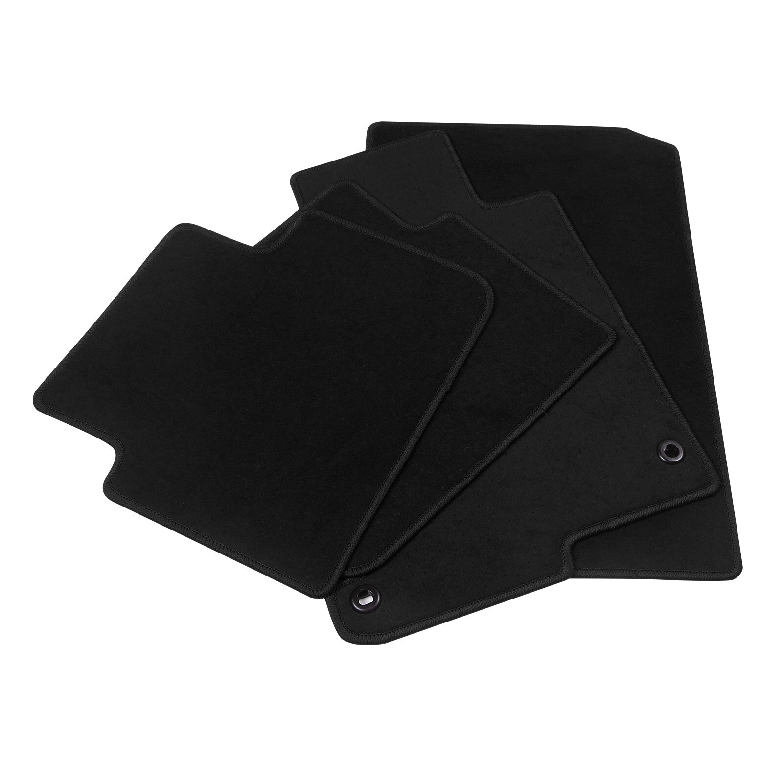 Fit For 1317 Honda Accord Black Floor Mats Carpets Front & Rear Non