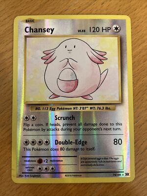 2016 chansey pokemon card - (70/108) - XY Evolutions flip a coin Chansey | Twilight Masquerade |