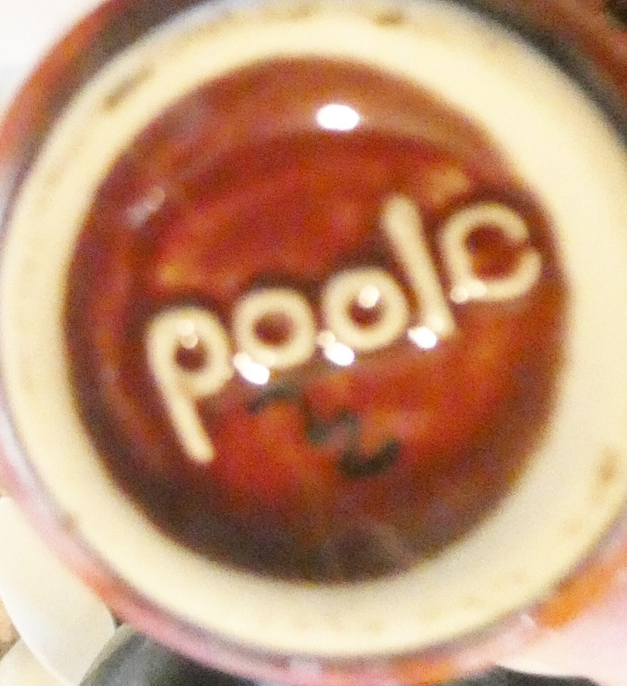 Poole Pottery 19 cm peacock vase eBay