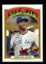 2021 Topps Heritage #589 Josh Palacios Rookie Toronto Blue Jays