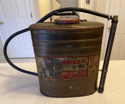 Antique Copper Indian Fire Extinguisher D. B. Smith & Compay