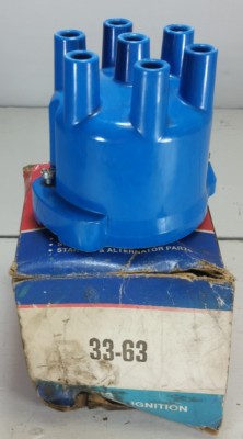 New NOS Big A 33-63 Ignition Distributor Rotor Cap 1975-77 Ford Jeep others