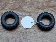 VINTAGE TYCO TIRES (FRONT): Lost World Jurassic Park PU Truck RC GOOD CONDITION