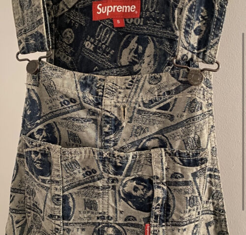 Louis Vuitton x Supreme 2017 Jacquard Denim Overalls w/ Tags - 14