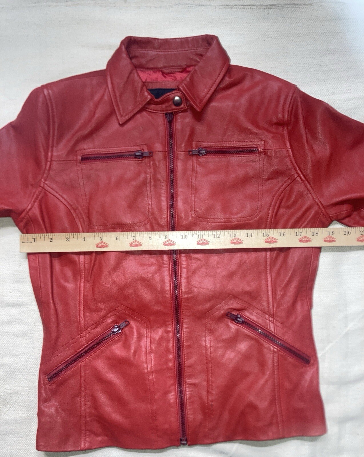 The Jacket Maker Leather Jacket, Large - image 7