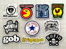 Melodic / Skate / Pop Punk Vinyl Sticker Lot 10 Pack SET 2 skateboard band emo