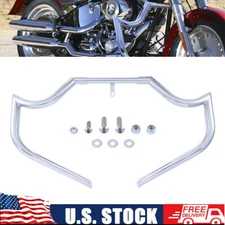 1-1/4" Chrome Highway Engine Guard Crash Bar For Harley Softail FLSL 2018-2023