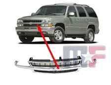 Kühlergrill 00-06 Chevrolet Tahoe Suburban Chrom innen Schwarz