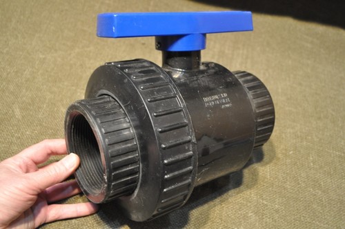 NORWSECO 3" Threaded Inline Ball Valve GRAVITY DREDGE Plumbing SHUT OFF /TURN ON