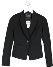Giorgio Armani Black Crop Blazer Uk Xxs
