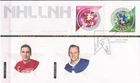 W CANADA 2017c+2018c FDC HOCKEY STARS TED LINDSAY JOHNNY BOWER