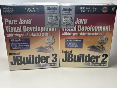 Lot Borland JBuilder 2 JBuilder 3 Professional Limited Edition 1st Ship Java JDK