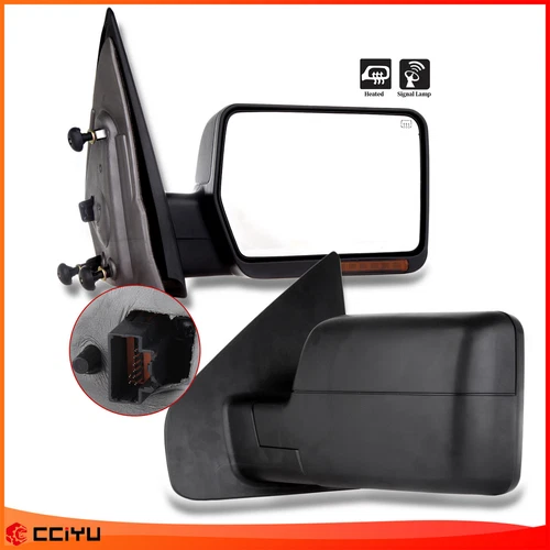 Right Side Power Heated Signal Mirror Passenger Fits Ford F150 2004 2005 2006