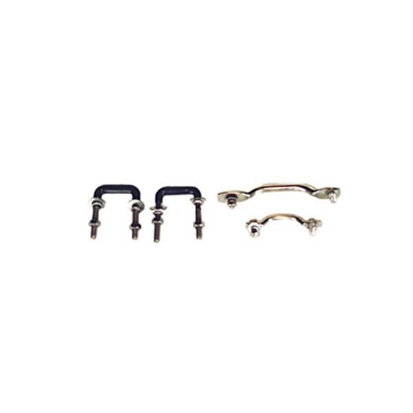 Kit de Fixation Pare-Brise Inox Anti-Vibration pour Jeep CJ et Wrangler YJ