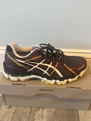 ASICS GEL KAYANO 19 NYC MARATHON SZ WOMENS ONYX EUR RARE