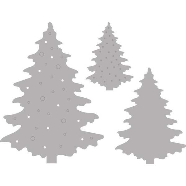 Rayher Stanzschablone Winterwald, 2,4-5,3Cm X 3,5-7,2Cm, 3 Teile-image