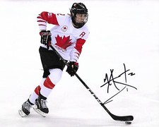 Meghan Agosta Signed 8x10 Photo Team Canada Women's Hockey Autographed COA B