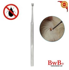 Stainless steel Flea remover Fork pet dog cat tick removal grooming tool BWB