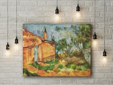 Paul Cezanne: Le Cabanon de Jourdan. Fine Art Canvas