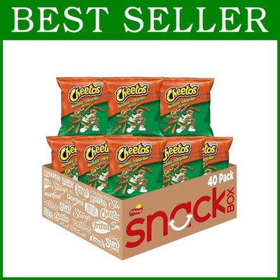 40 Count Cheddar Jalapeno Crunchy Snacks, 1 Ounce-=#