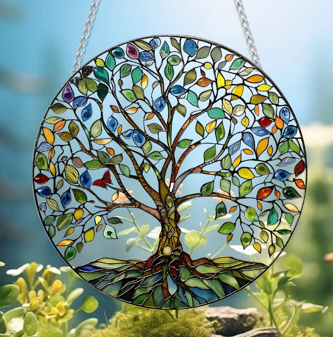 Tree of Life Suncatcher Multi Pet Care Accessory Everyday Pet Use