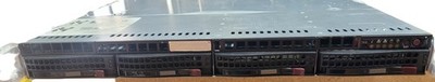 1HE Supermicro CSE-815| 19'' server gehäuse 4x 3,5'' |Backplane