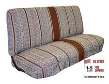 Universal Baja Saddle Blanket Bench Full Size Seat Cover Fits Ford Brown