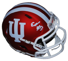 ELIJAH SARRATT signed (INDIANA HOOSIERS) Mini football helmet BECKETT BW07889