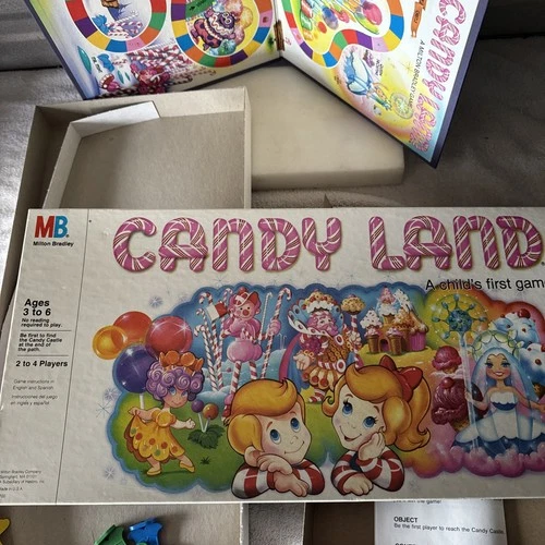 Vintage 1984  Candy Land  a child’s first game Board Game by Milton Bradley  USA