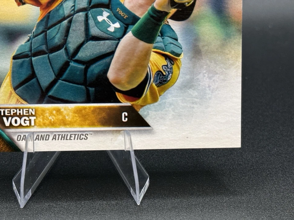 2016 Topps - Stephen Vogt #506 Vintage Stock /99 A’s ST3 - Image 4 of 4