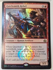 Quicksmith Rebel - FOIL - Launch Promo - Magic the Gathering MTG Nice!