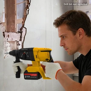 Battery-powered Hammer Drill, Hammer Drill, Hammer Drill With 4 Modes 110V
